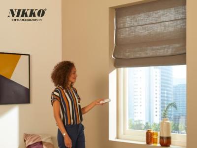 Rèm Roman mang vẻ đẹp tinh tế cho không gian